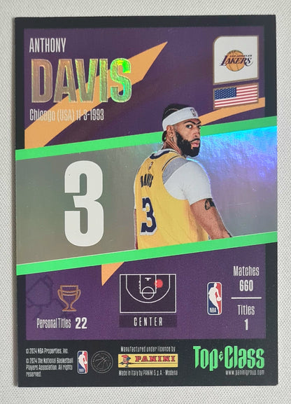 Anthony Davis - 2024 Panini Top Class NBA Basketball L.A. Lakers WINNER (TC) #3