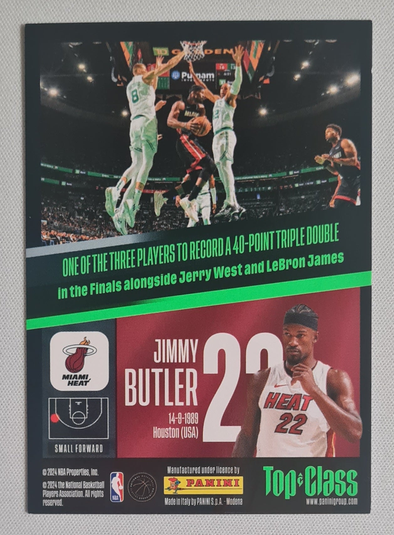 Jimmy Butler - 2024 Panini Top Class NBA Basketball Miami Heat UNBEATABLE (TC) #22