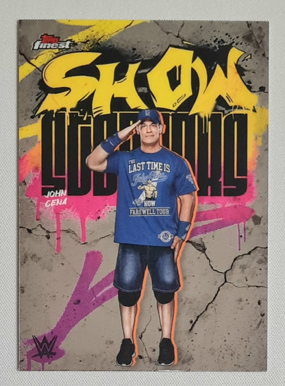 John Cena - 2025 Topps Finest WWE Wrestling SHOW STOPPERS #SSS-JC