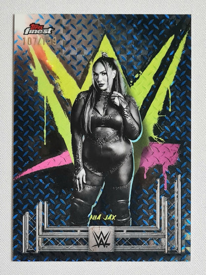 Nia Jax - 2025 Topps Finest WWE Wrestling SMACK DOWN #66 Common