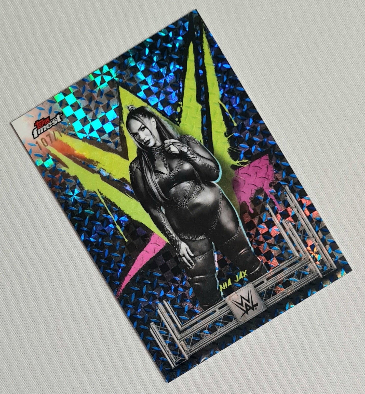 Nia Jax - 2025 Topps Finest WWE Wrestling SMACK DOWN #66 Common