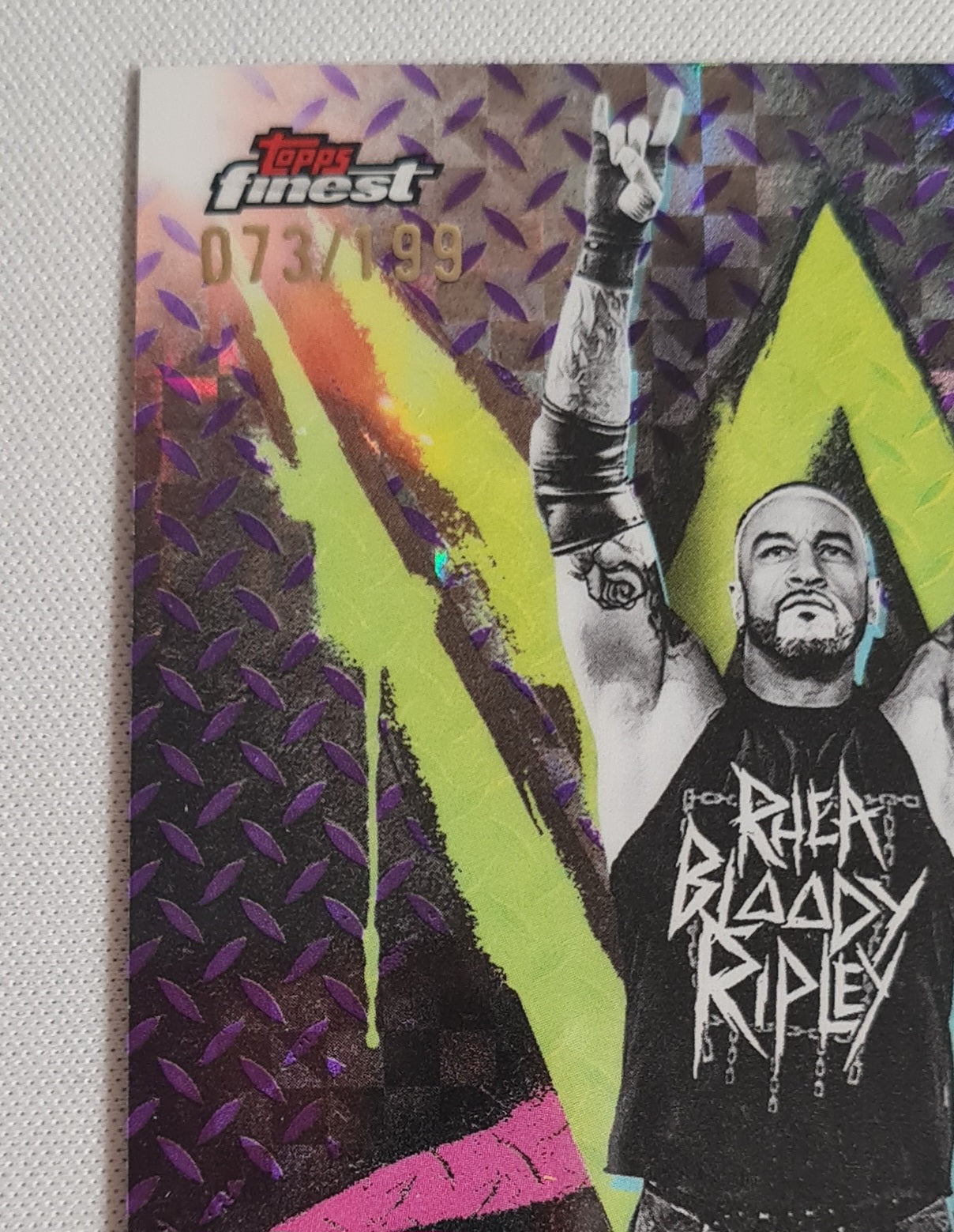 Damian Priest - 2025 Topps Finest WWE Wrestling SMACK DOWN #66 Common /199