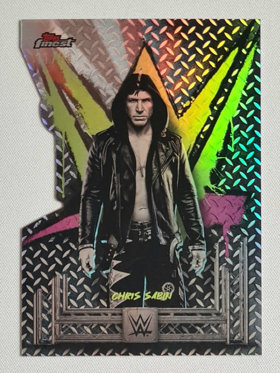 Chris Sabin - 2025 Topps Finest WWE Wrestling SMACK DOWN #27 Common /99 Die Cut