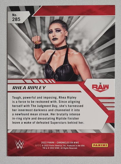 Rhea Ripley - 2022 Panini Chronicle XR WWE Wrestling RAW Superstar #285