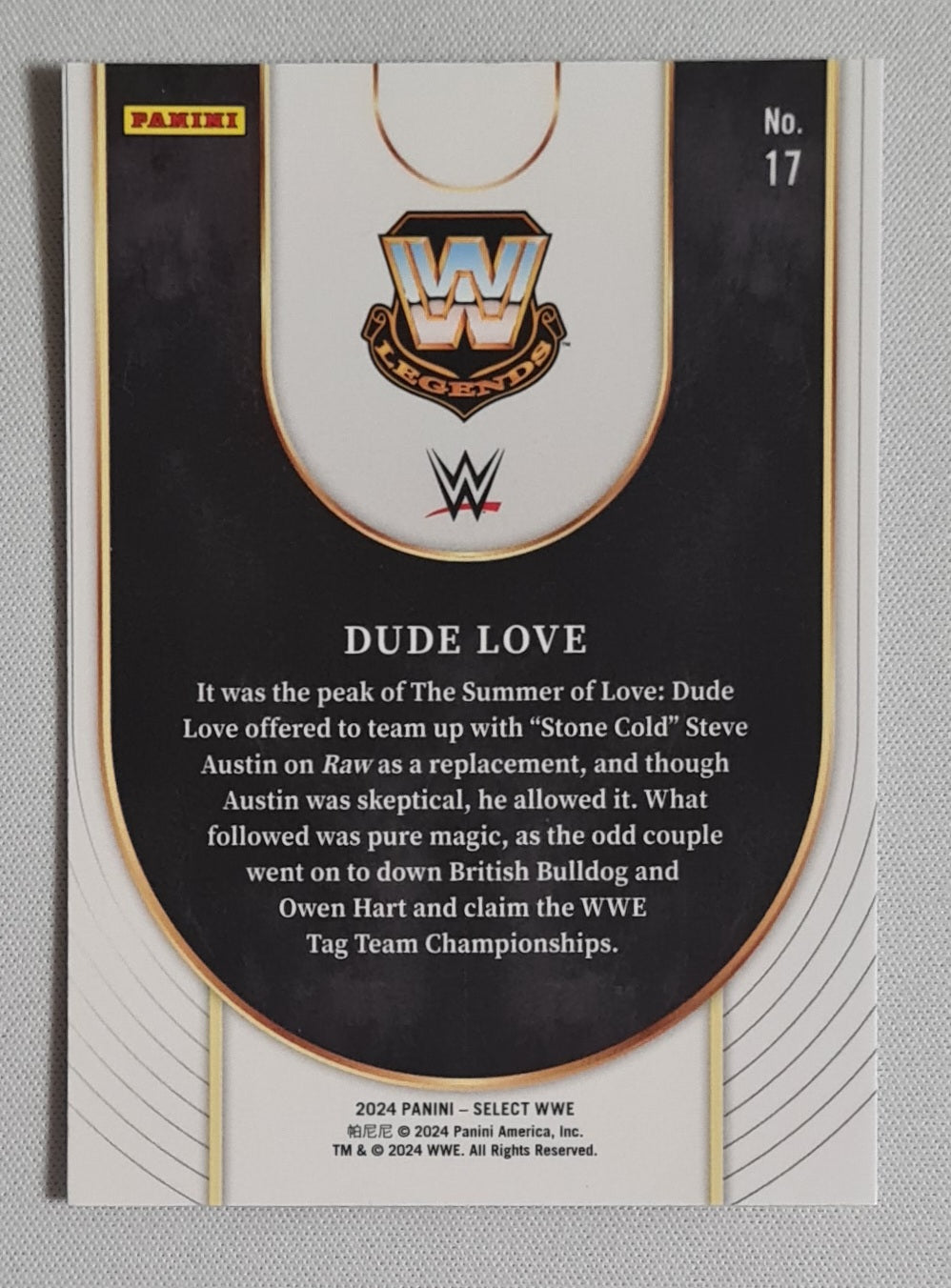 Dude Love - 2024 Panini Select WWE Wrestling Legends #17