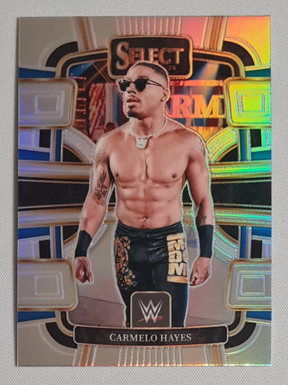 Carmelo Hayes - 2024 Panini Select WWE Wrestling SMACK DOWN #14 Concourse Prizm