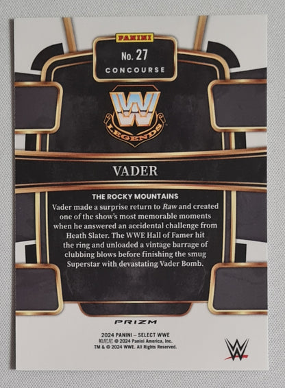 Vader - 2024 Panini Select WWE Wrestling Legends #27 Concourse