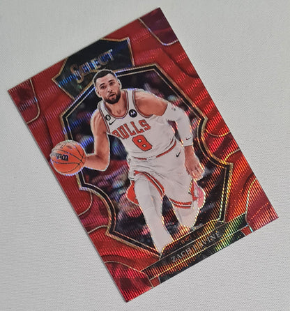 Zach Lavine - 2022/23 Panini Select Basketball NBA Chicago Bulls #134 Premier Level Prizm