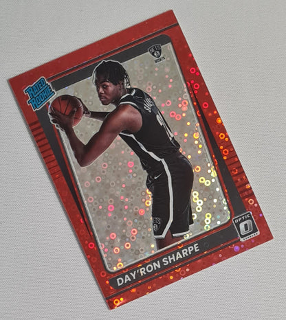 Day'Ron Sharpe - 2021/22 Panini Donruss Optic Basketball NBA Brooklyn Nets Rated Rookie #165 Disco Refractor /85