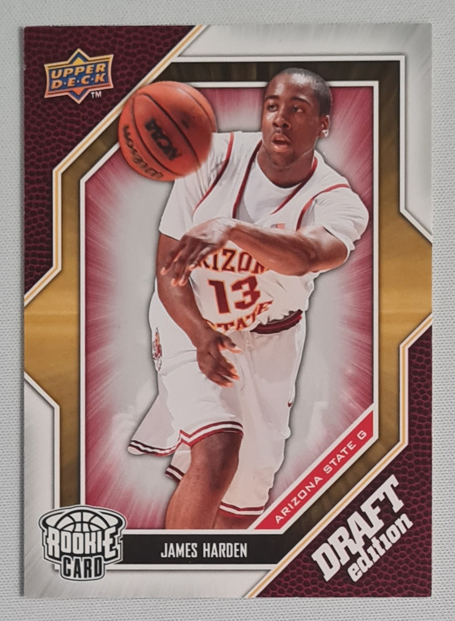 James Harden - 2009/10 Upper Deck Draft Edition Basketball Arizona State ROOKIE CARD #40