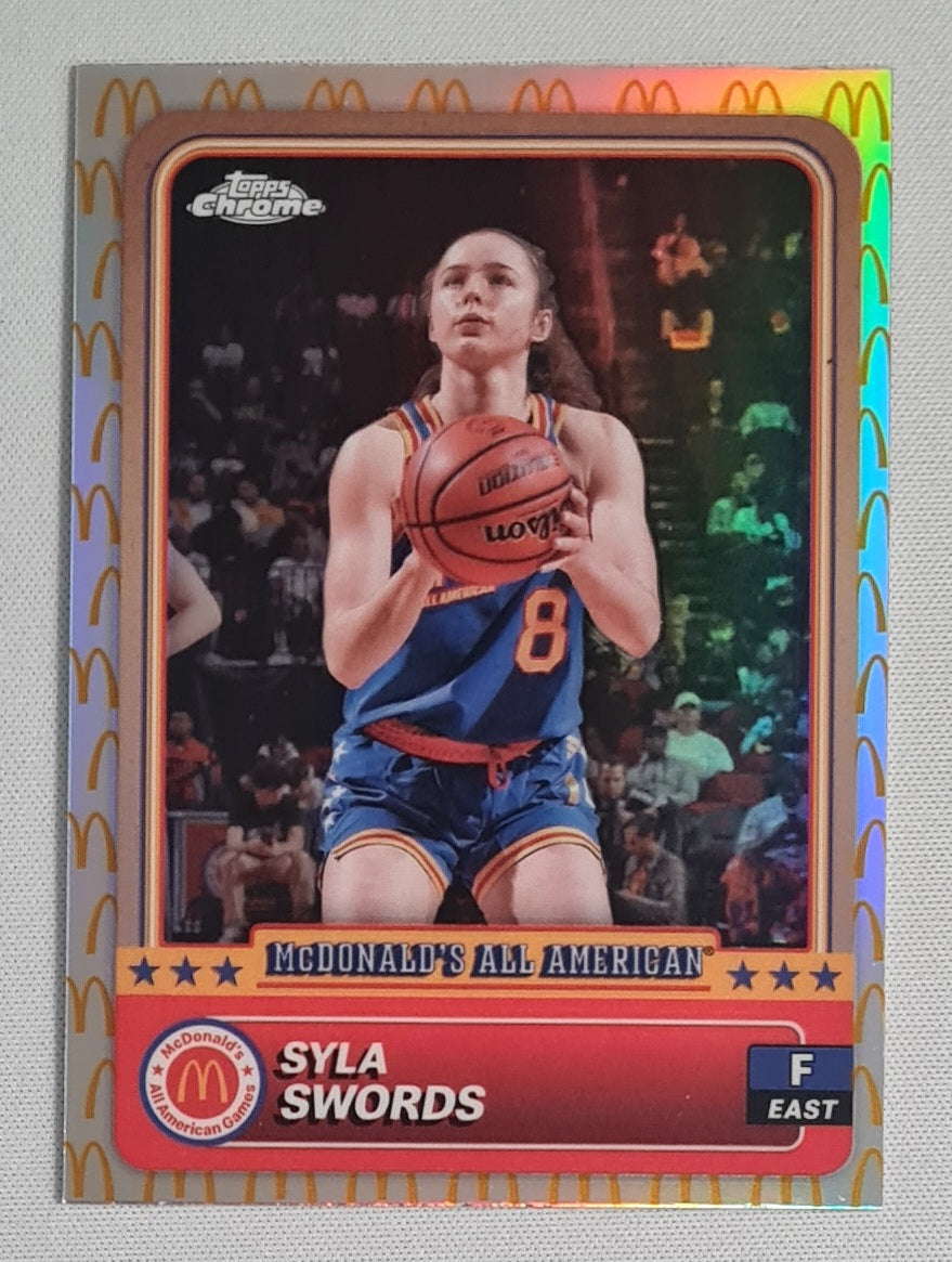 Syla Swords - 2024 Topps Basketball MC DONALD'S All American Games WNBA EAST #11  Refractor
