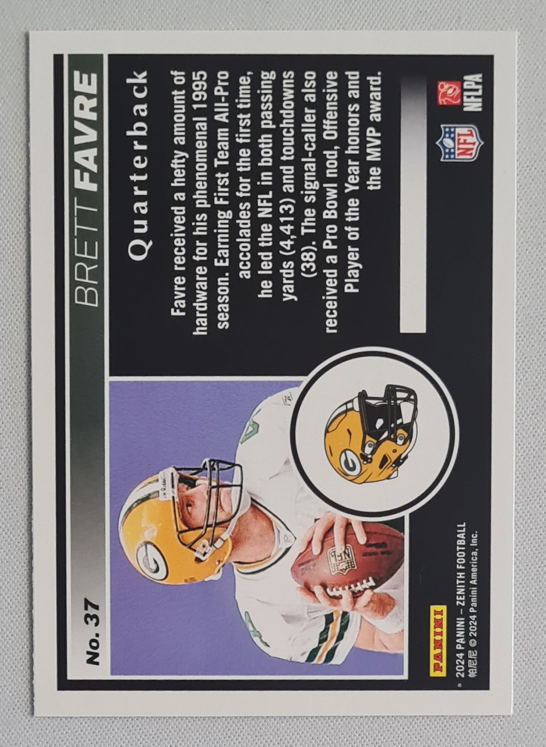 Brett Favre - 2024 Panini Zenith #37