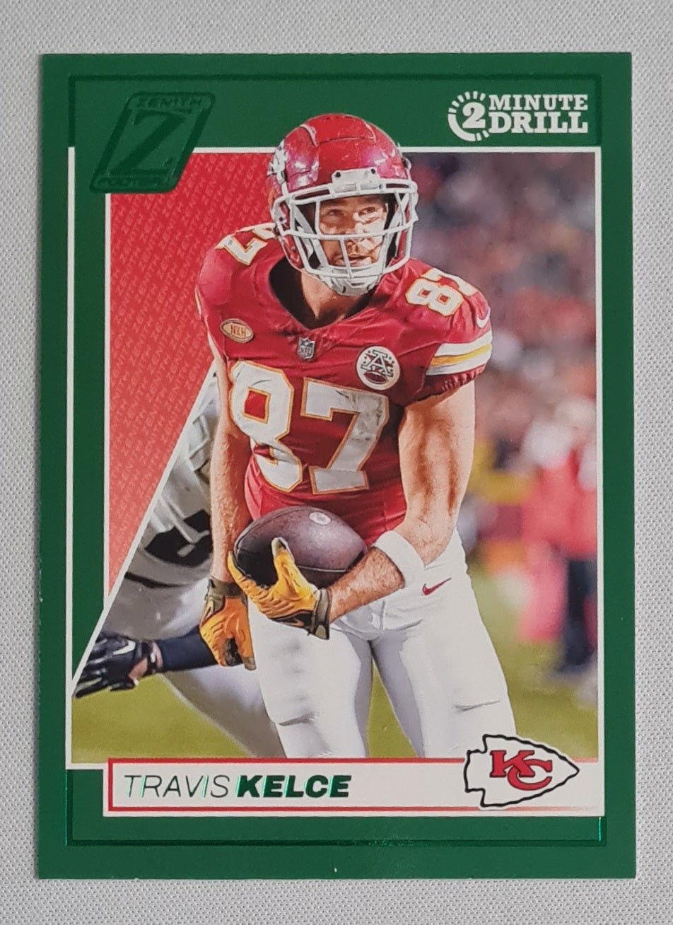 Travis Kelce - 2024 Panini Zenith 2 Minute Drill Green #48