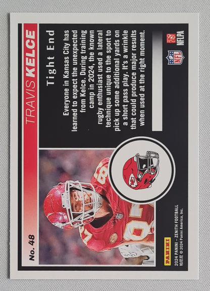 Travis Kelce - 2024 Panini Zenith 2 Minute Drill Green #48