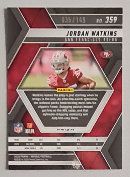 Jordan Watkins - 2025 Panini Mosaic (RC) /149 #359