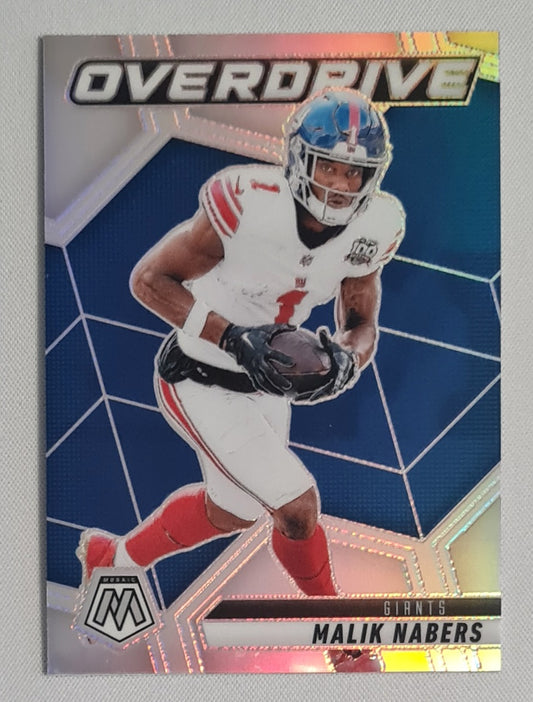 Malik Nabers - 2025 Panini Mosaic Overdrive #6