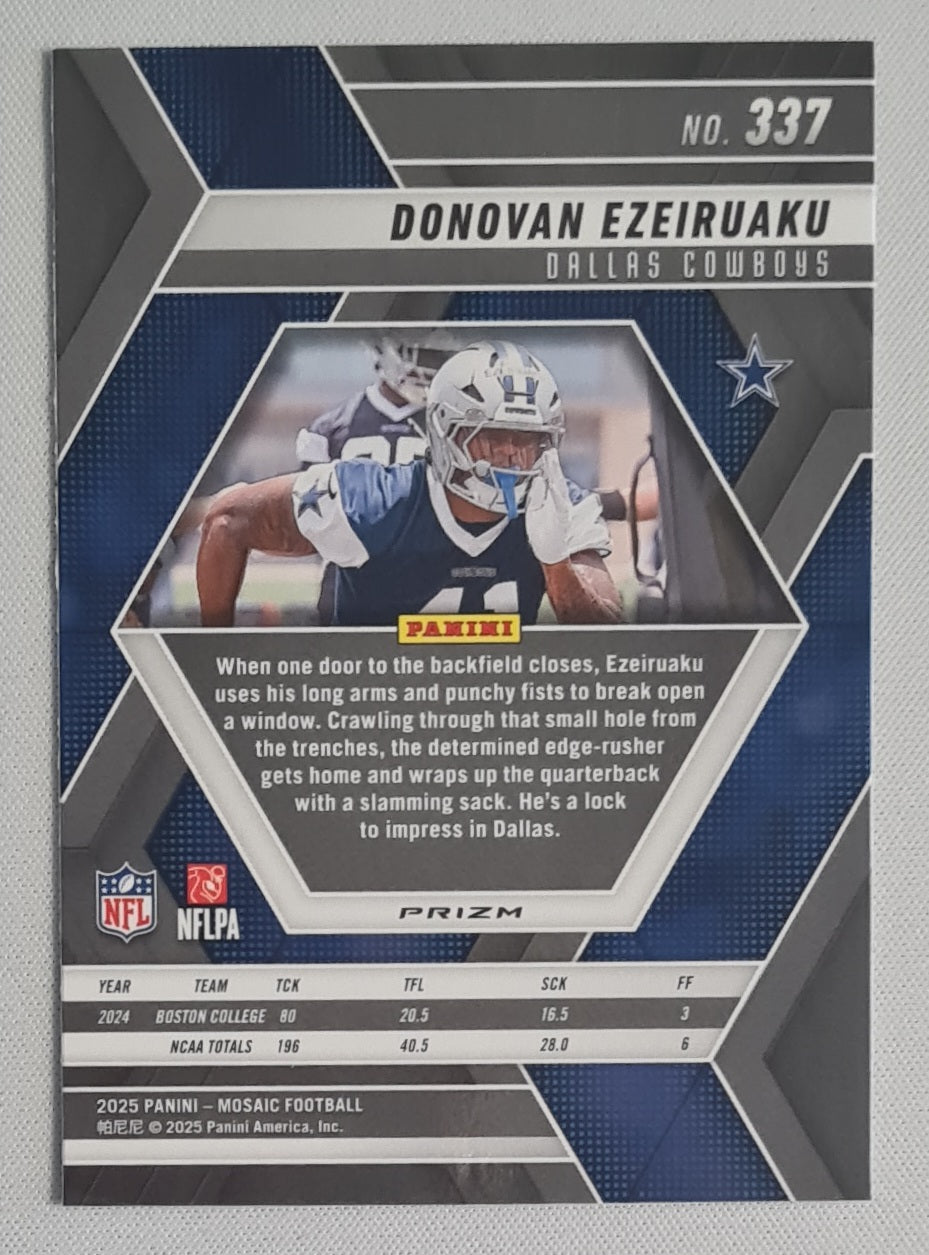 Donovan Ezeiruaku - 2025 Panini Mosaic (RC) #337
