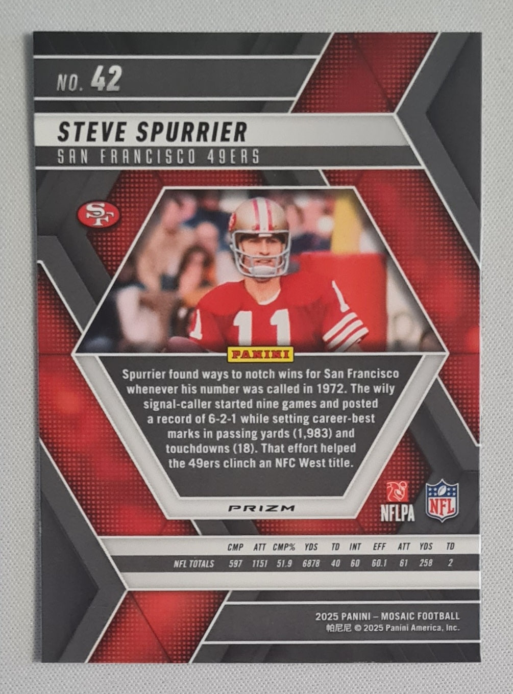 Steve Spurrier - 2025 Panini Mosaic #42