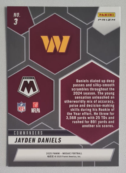 Jayden Daniels - 2025 Panini Mosaic Montage #3