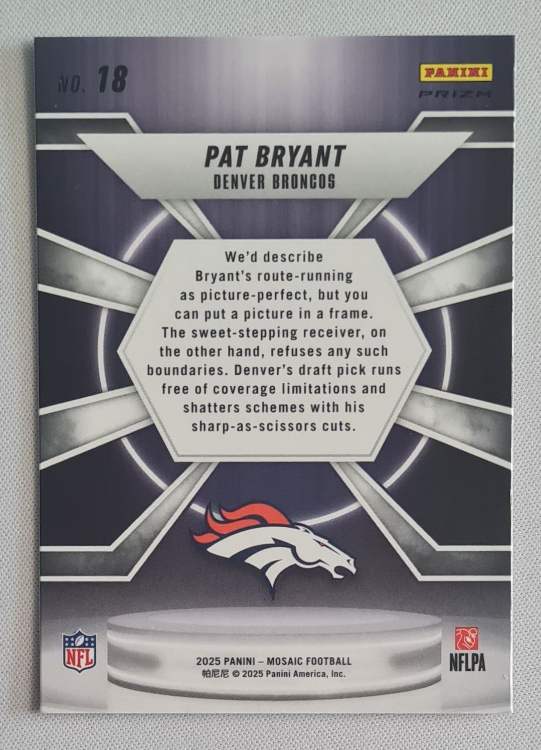 Pat Bryant - 2025 Panini Mosaic Center Stage (RC) #18