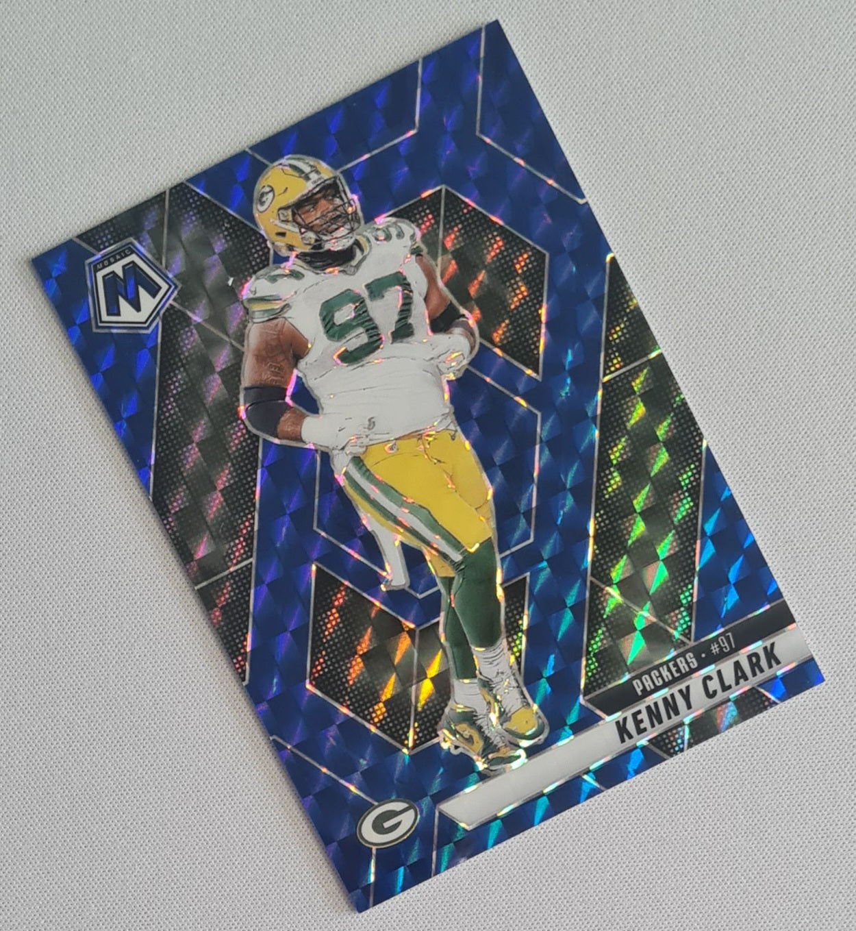 Kenny Clark - 2025 Panini Mosaic Blue /99 #84