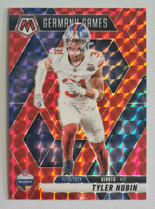 Tyler Nubin - 2025 Panini Mosaic Red German Games #261