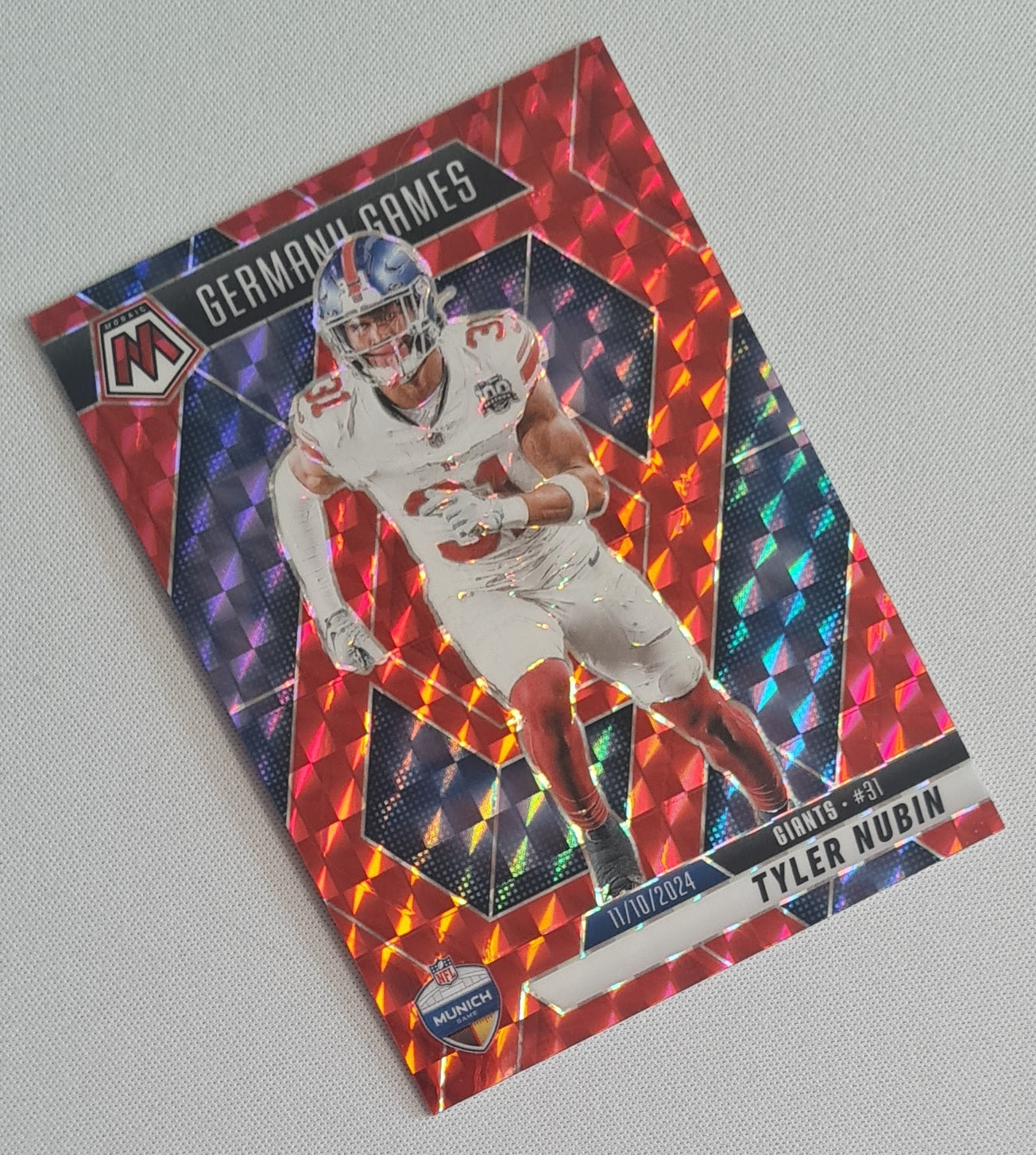 Tyler Nubin - 2025 Panini Mosaic Red German Games #261