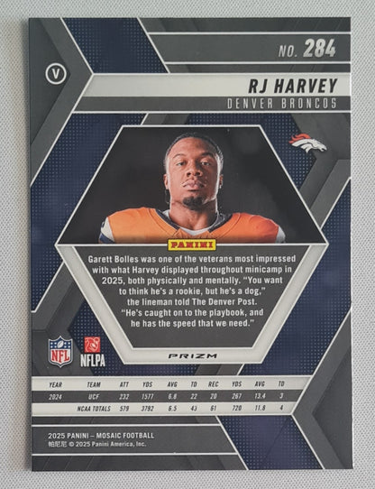 TJ Harvey - 2025 Panini Mosaic (RC) #284