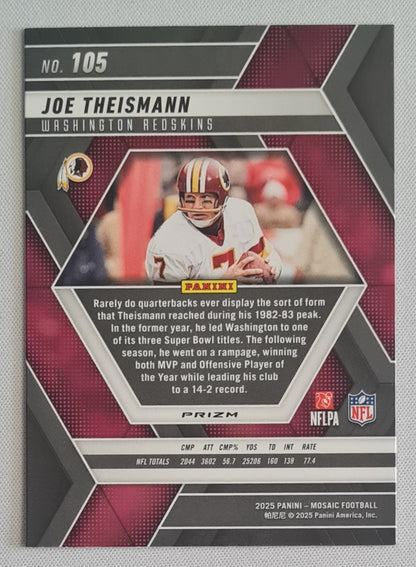 Joe Theismann - 2025 Panini Mosaic Red #105