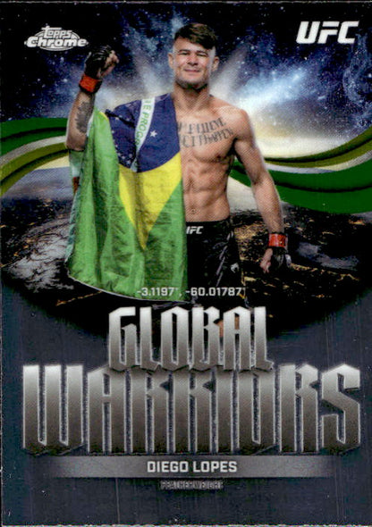 Diego Lopes - 2026 Topps Chrome UFC Global Warriors #GW-14