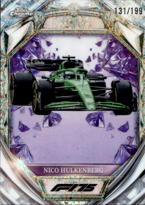 Nico Hulkenberg - 2025 Topps Chrome F1 Purple Mini Diamond 75th /199 #D75-39