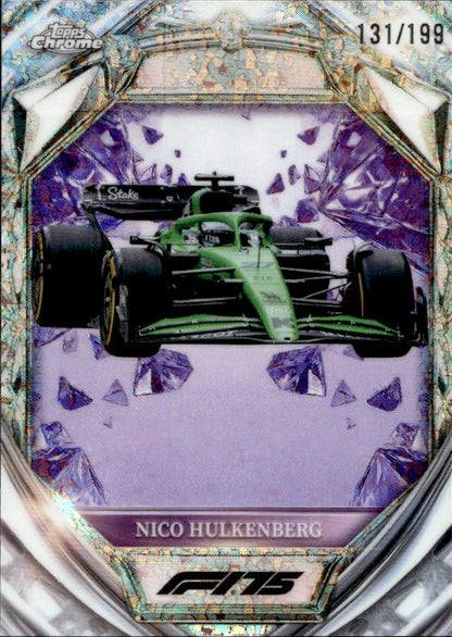 Nico Hulkenberg - 2025 Topps Chrome F1 Purple Mini Diamond 75th /199 #D75-39