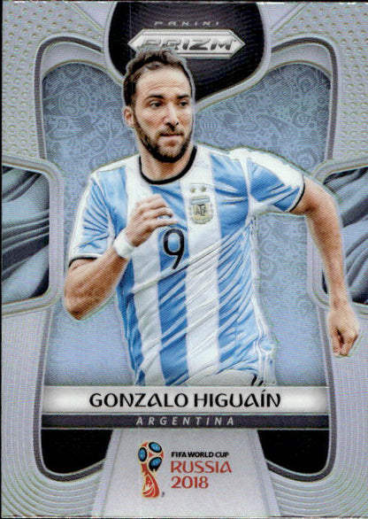 Gonzalo Higuain - 2018 Panini Prizm World Cup Silver Prizm #5 Argentina