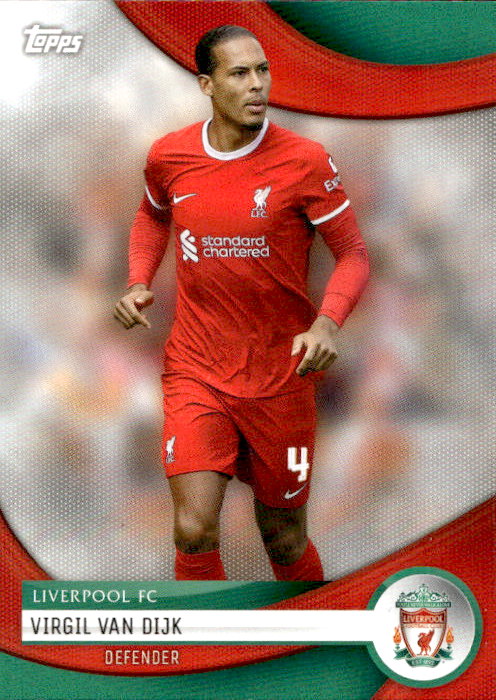 Virgil van Dijk - 2023/24 Topps Liverpool Team Set #3