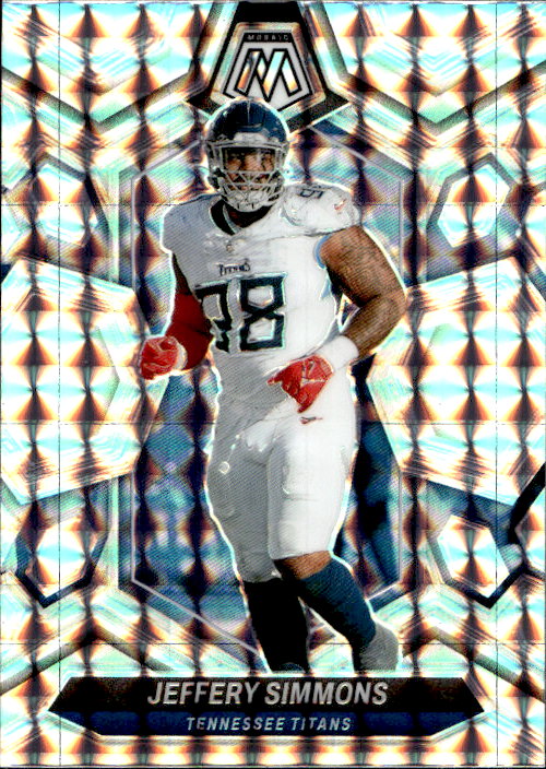 Jeffrey Simmons - 2024 Panini Mosaic Silver Prizm #215 Tennessee Titans