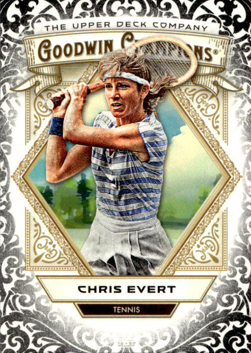 Chris Evert - 2025 Upper Deck Goodwin Champions Glossy Black #4