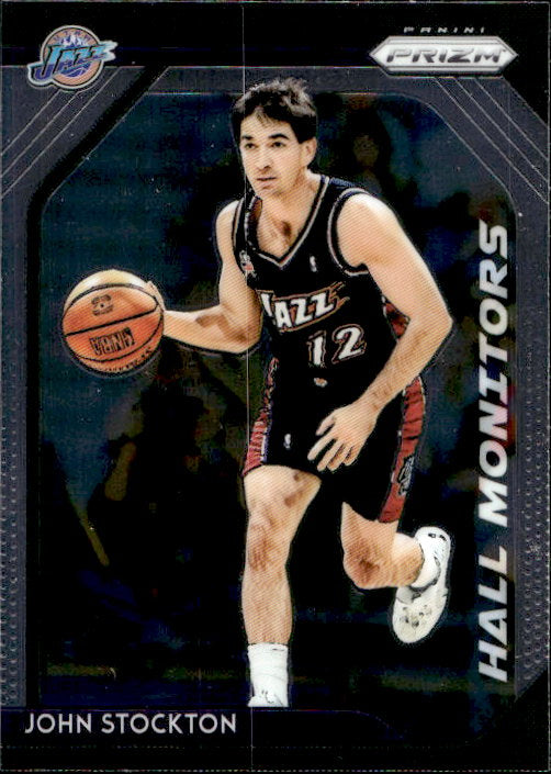 John Stockton - 2018/19 Panini Prizm Basketball Hall Monitors #7 Utah Jazz