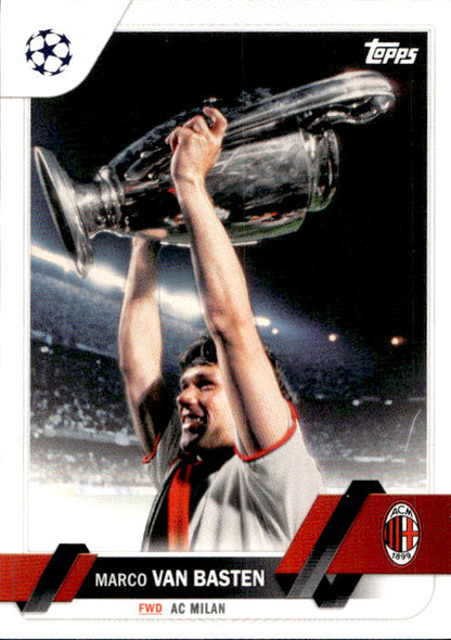 Marco van Basten - 2022/23 Topps UEFA Image Variation #185 AC Milan
