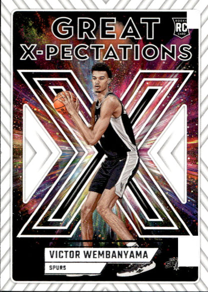Victor Wembanyama - 2023/24 Panini Donruss Great X-Pectations (RC) #10 San Antonio Spurs