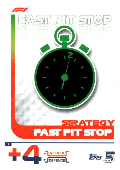 Fast Pit Stop - 2024 Topps F1 Turbo Match Attax Strategy #1