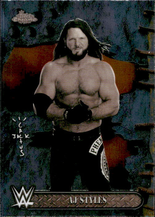 AJ Styles - 2025 Topps Chrome WWE x Cactus Jack #20