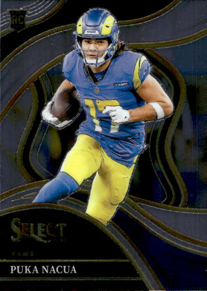 Puka Nacua - 2023 Panini Select Club Level #224 Los Angeles Rams
