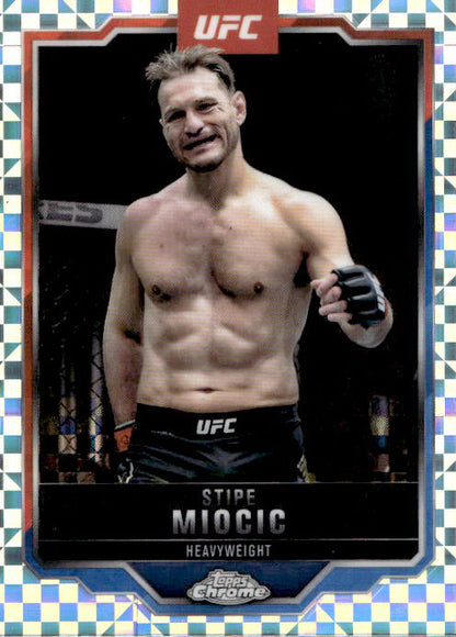 Stipe Miocic - 2025 Topps Chrome UFC X Fractor #122
