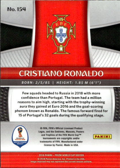 Cristiano Ronaldo - 2018 Panini Prizm World Cup #154 Portugal