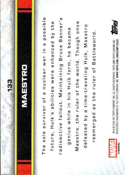 Maestro - 2025/26 Topps Chrome Marvel #133