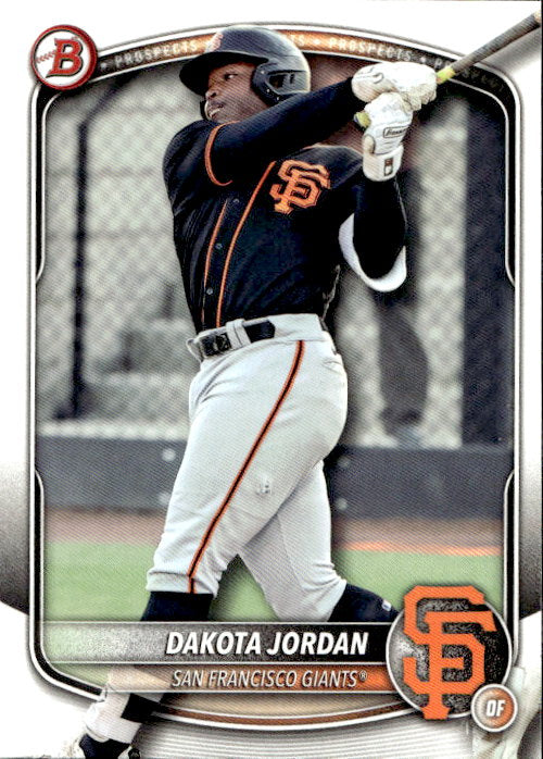 Dakota Jordan - 2025 Topps Bowman #BD-139 San Francisco Giants