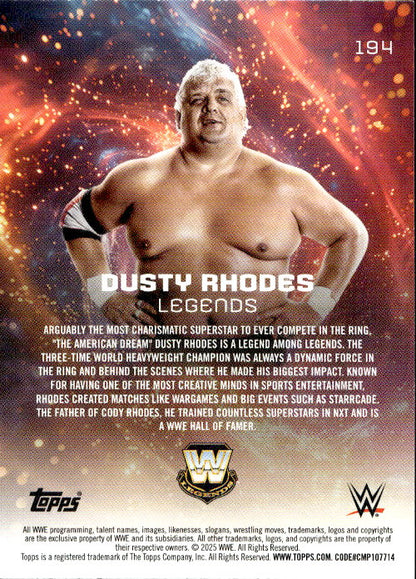 Dusty Rhodes - 2025 Topps WWE Universe #194