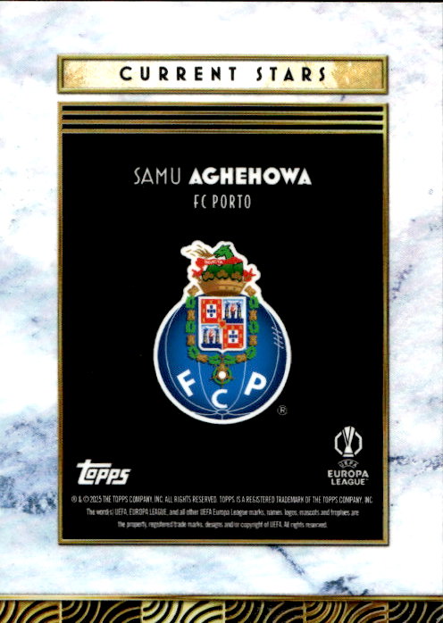 Samu Aghehowa - 2025 Topps Deco /99 Current Stars FC Porto