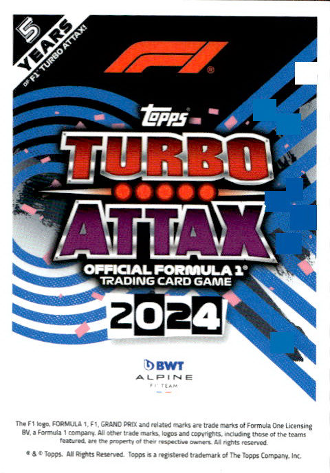 Esteban Ocon - 2024 Topps F1 Turbo Match Attax Winners' Circle #138
