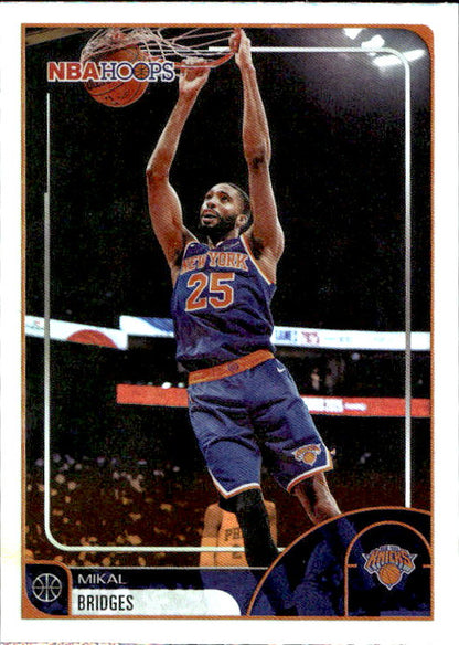 Mikal Bridges - 2025/26 Topps NBA Hoops #100 New York Knicks